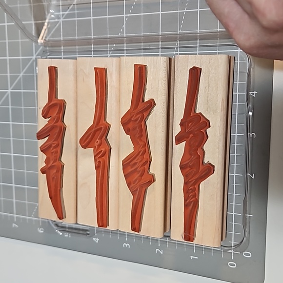 Wonderful Words rubber Stampin Up set - Picture 3 of 4